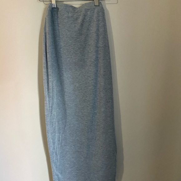 PLT GREY MIDI SKIRT - Picture 5 of 6